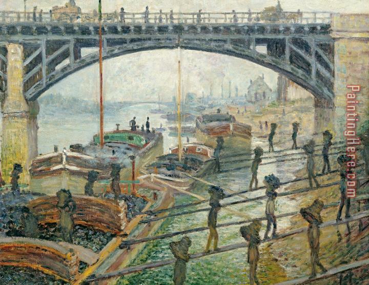 Claude Monet The Coal Workers